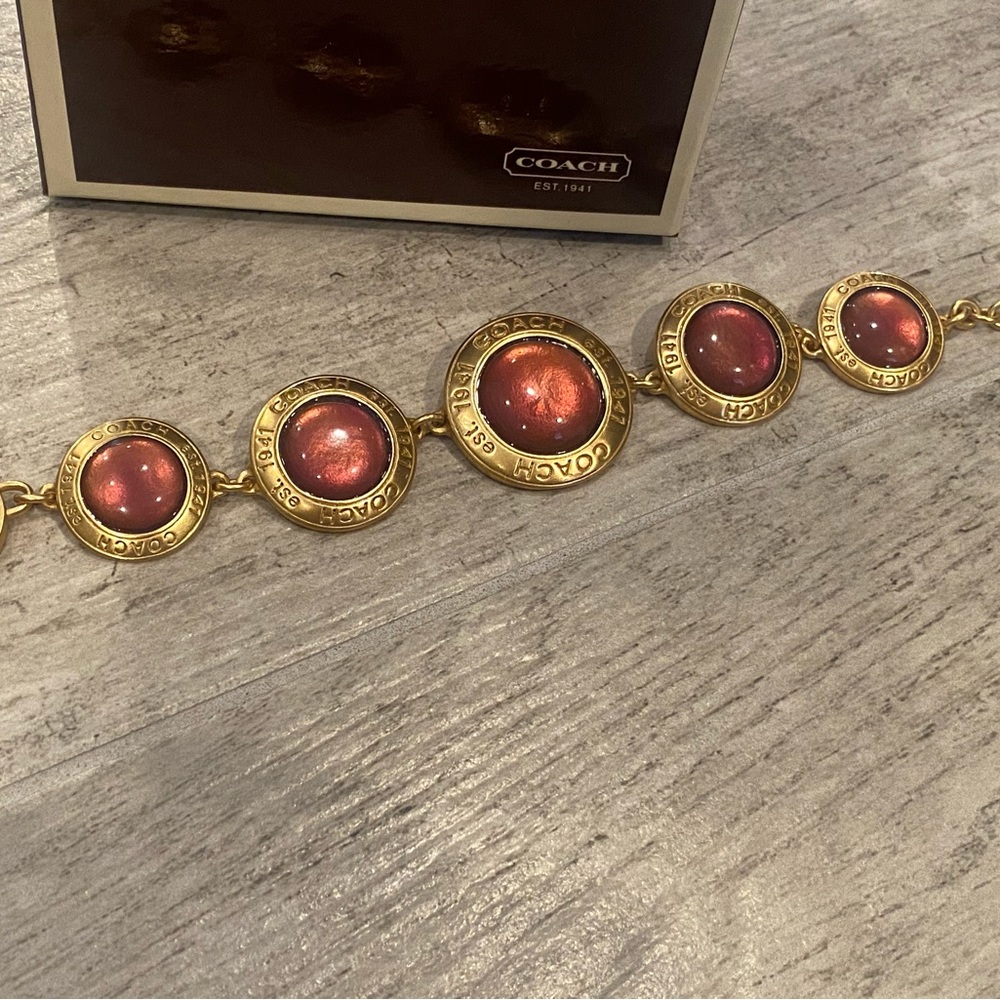 Coach Gold Tone Bracelet